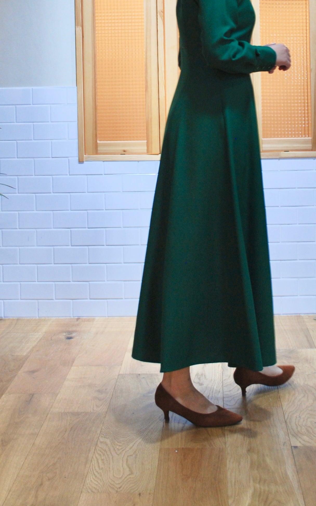 《再入荷》走れるドレス(LT.GREEN)