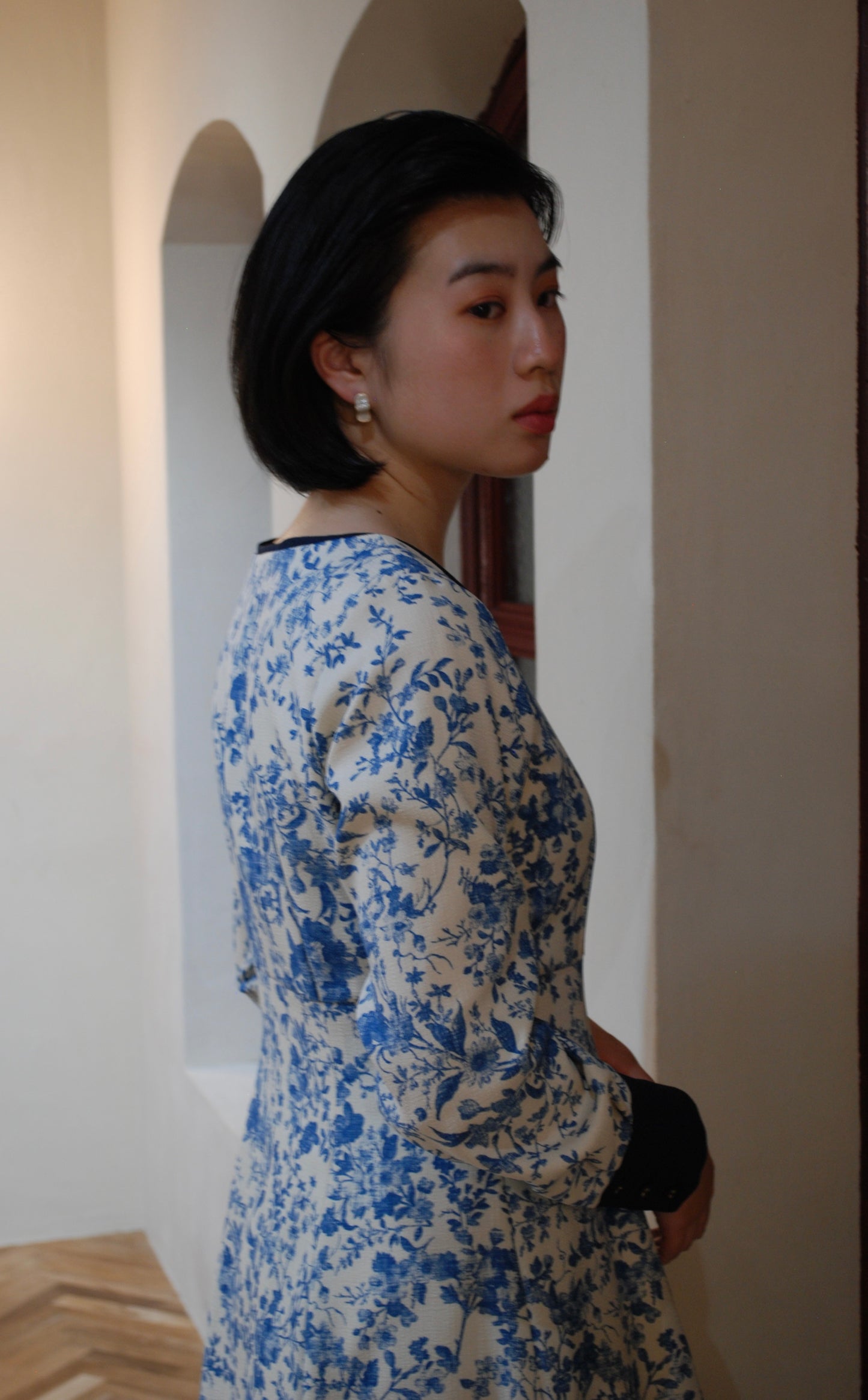 走れるドレス(BLUE-WHITE)