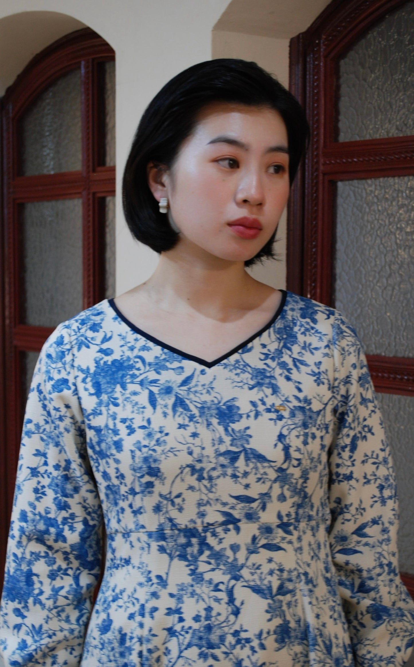 走れるドレス(BLUE-WHITE)