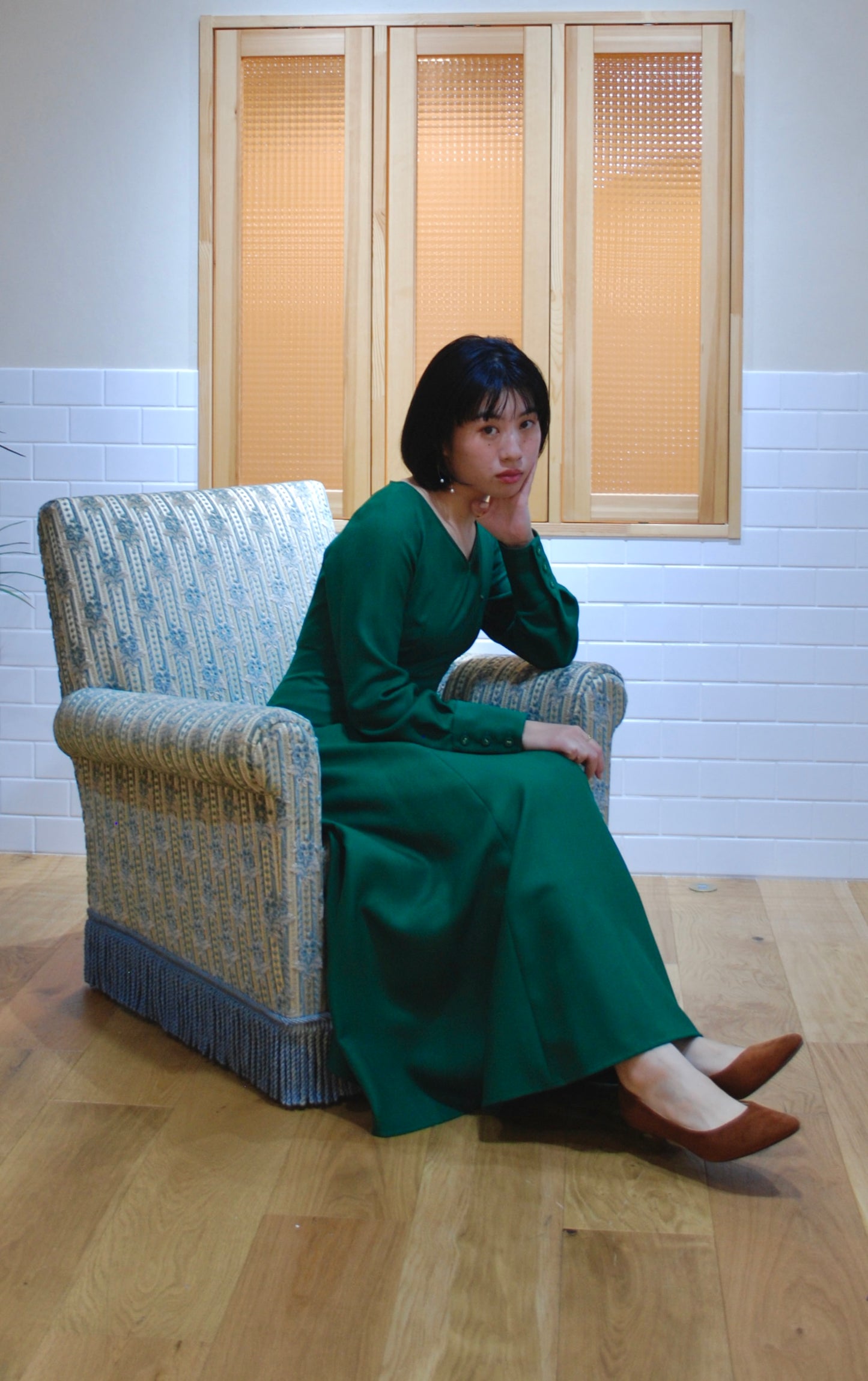 《再入荷》走れるドレス(LT.GREEN)