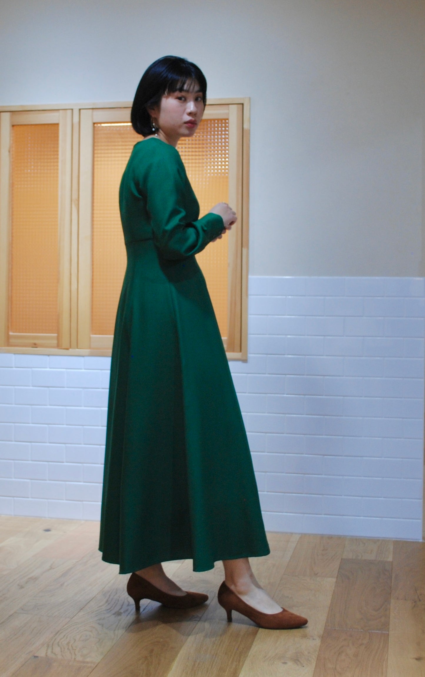 《再入荷》走れるドレス(LT.GREEN)