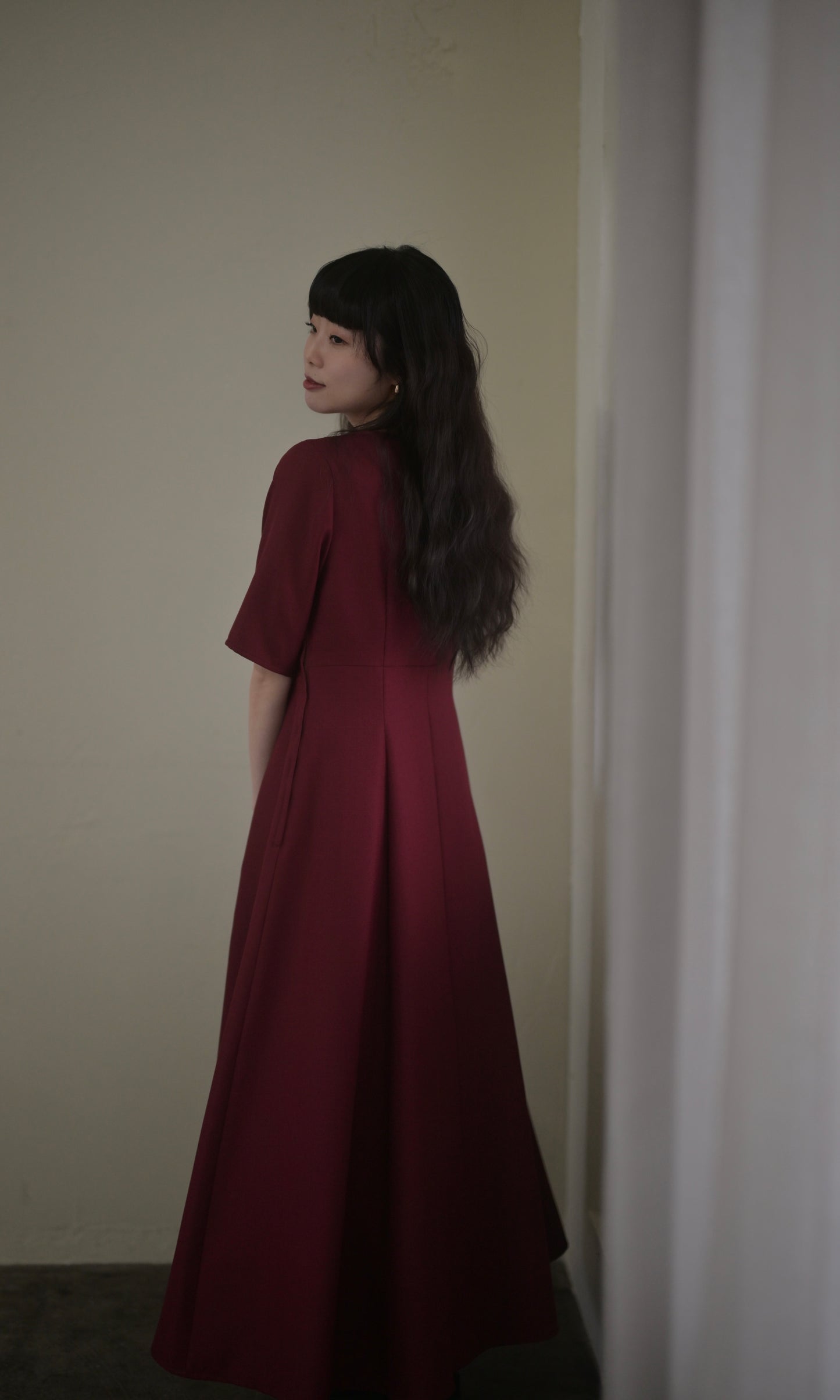 走れるドレス shortsleeve(RED)