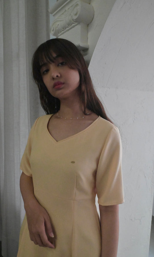 走れるドレス shortsleeve(YELLOW)