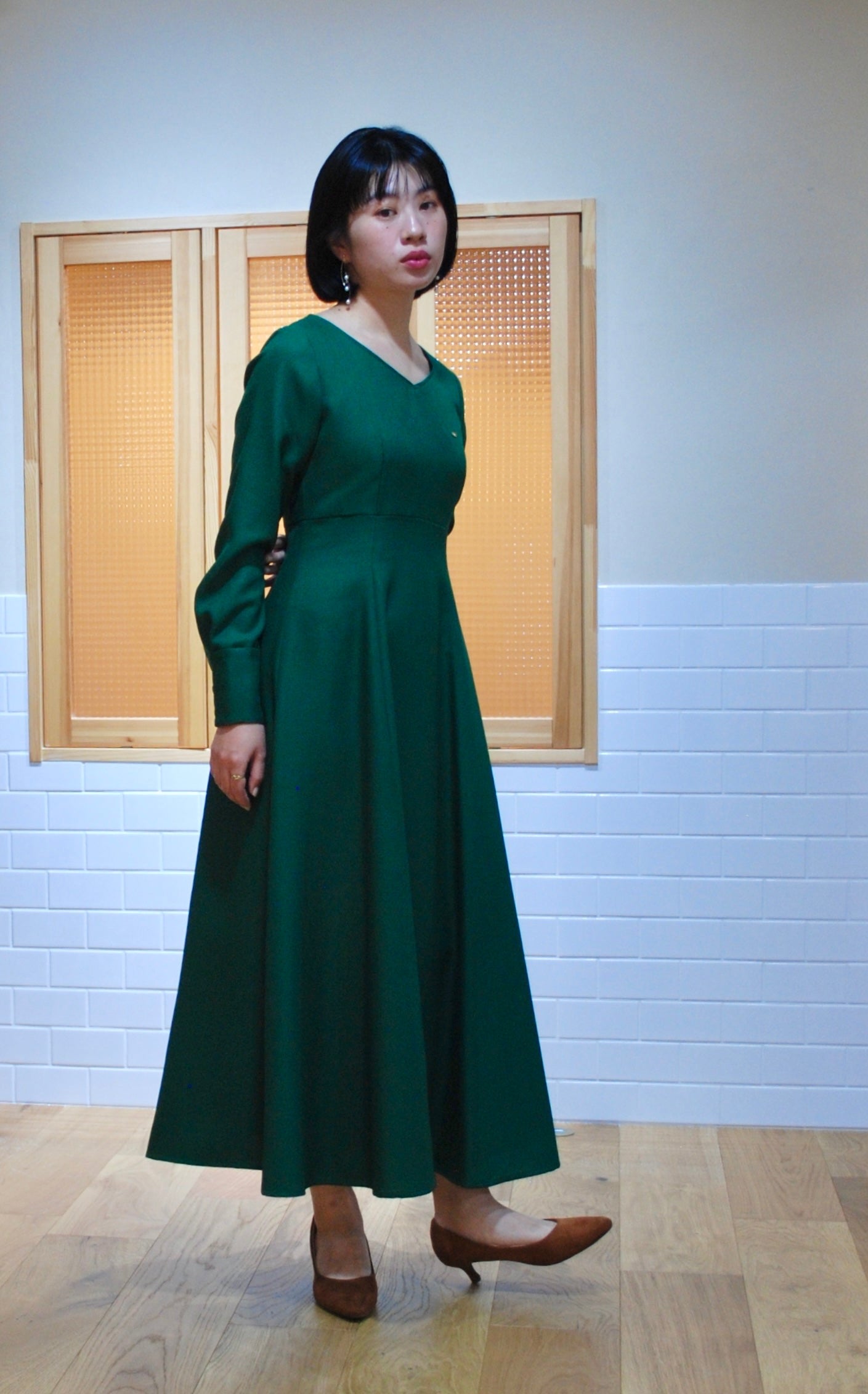 《再入荷》走れるドレス(LT.GREEN)