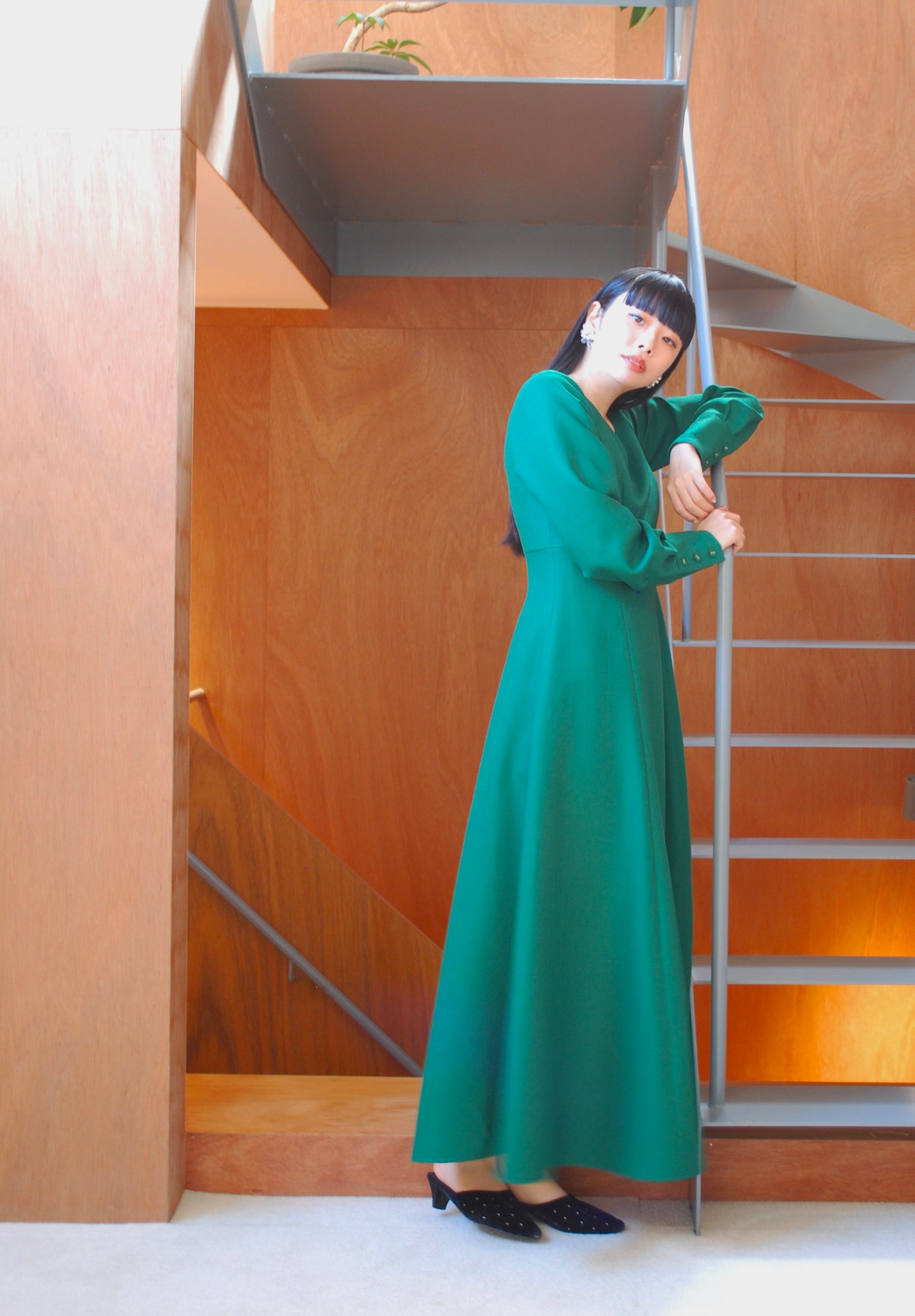 《再入荷》走れるドレス(LT.GREEN)