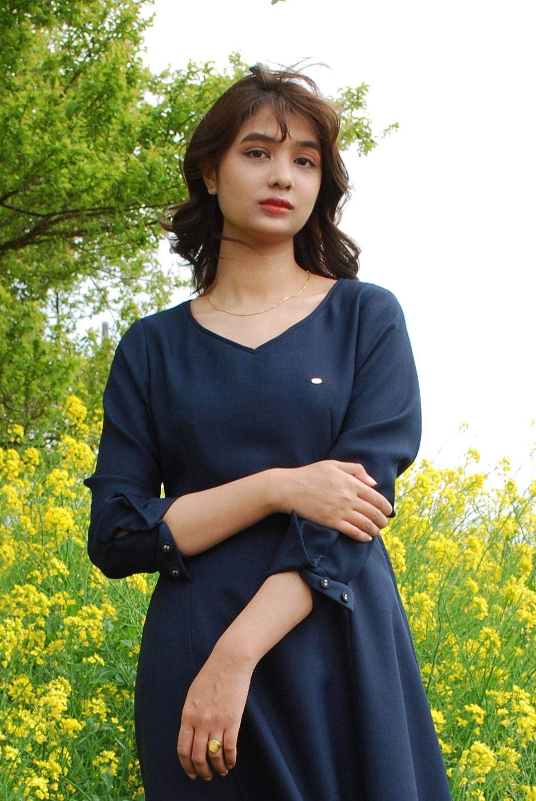 走れるドレス(NAVY)