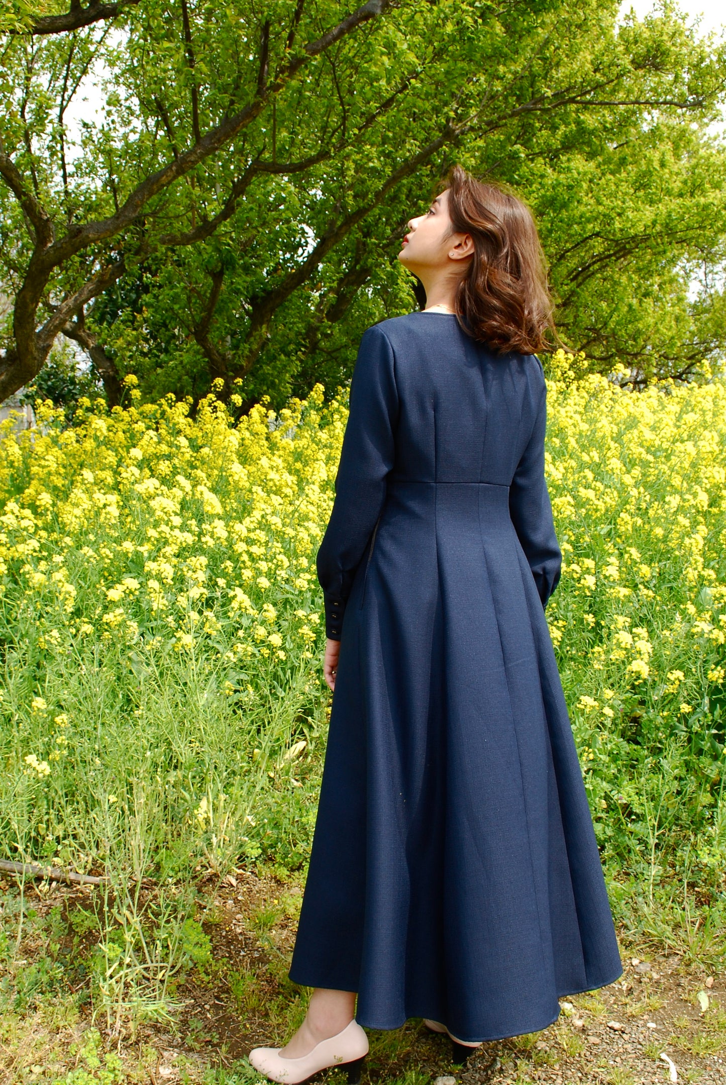 走れるドレス(NAVY)