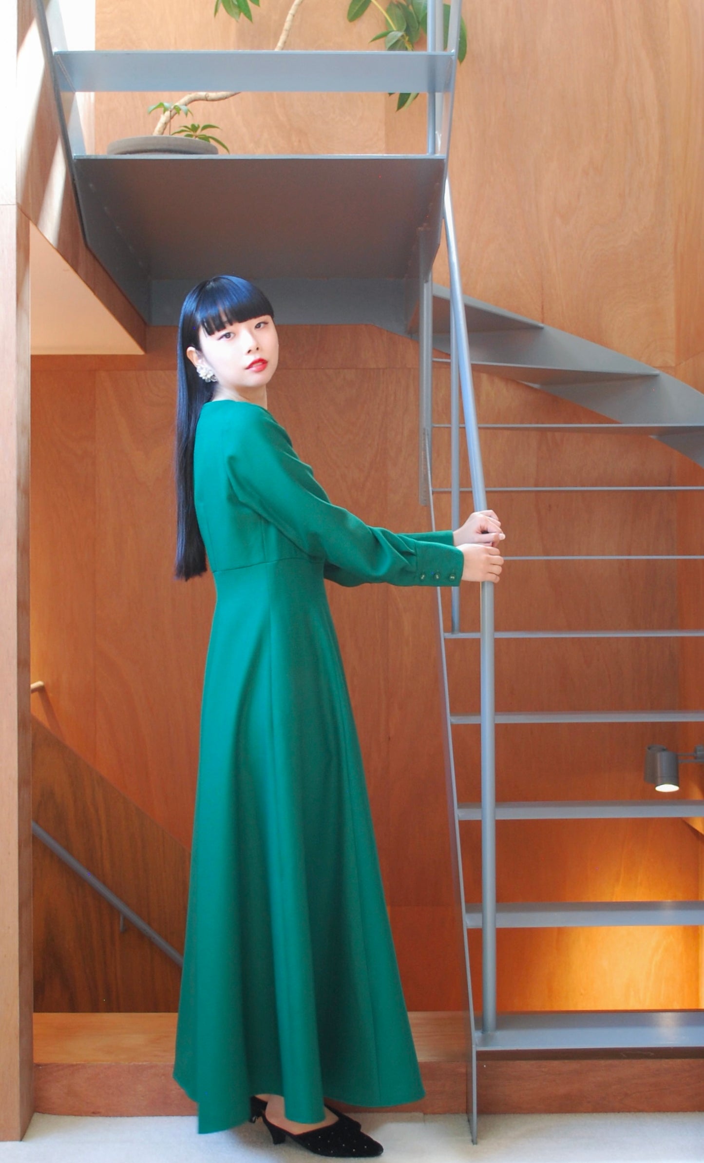 《再入荷》走れるドレス(LT.GREEN)