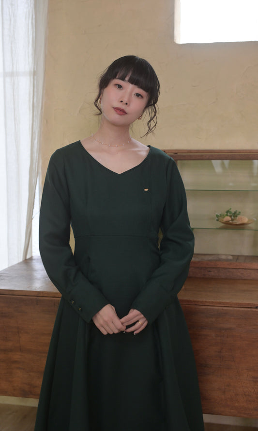 走れるドレス（DK.GREEN)